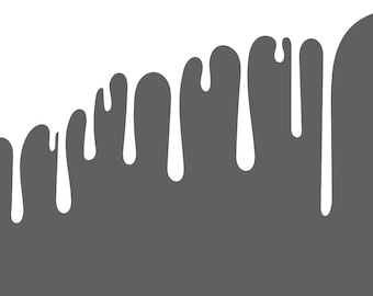 Long Paint drip Spill .svg file for vinyl