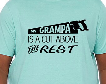 Grandpa Papa Gramps Pawpaw Tool Shirt Design SVG file for Vinyl