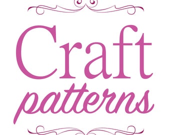 Craft Patterns Decal .svg file for vinyl
