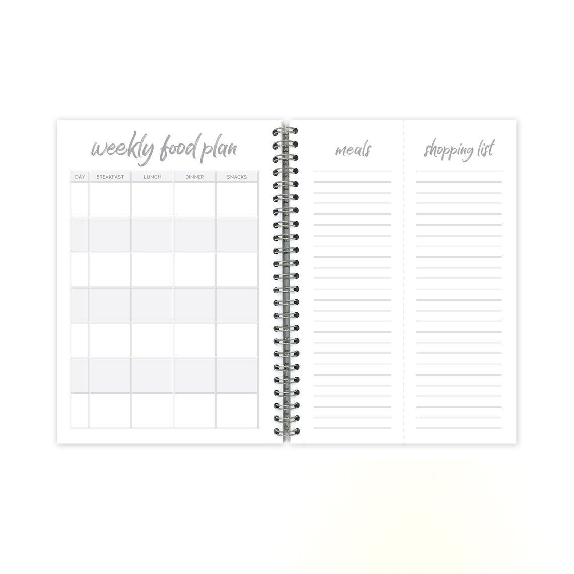 WEIGHT GAIN Food Diary I Can Do This Etsy