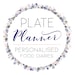 Plate Planner