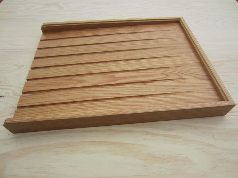 Solid Oak Draining Board For A Belfast Butler Sink Oiled