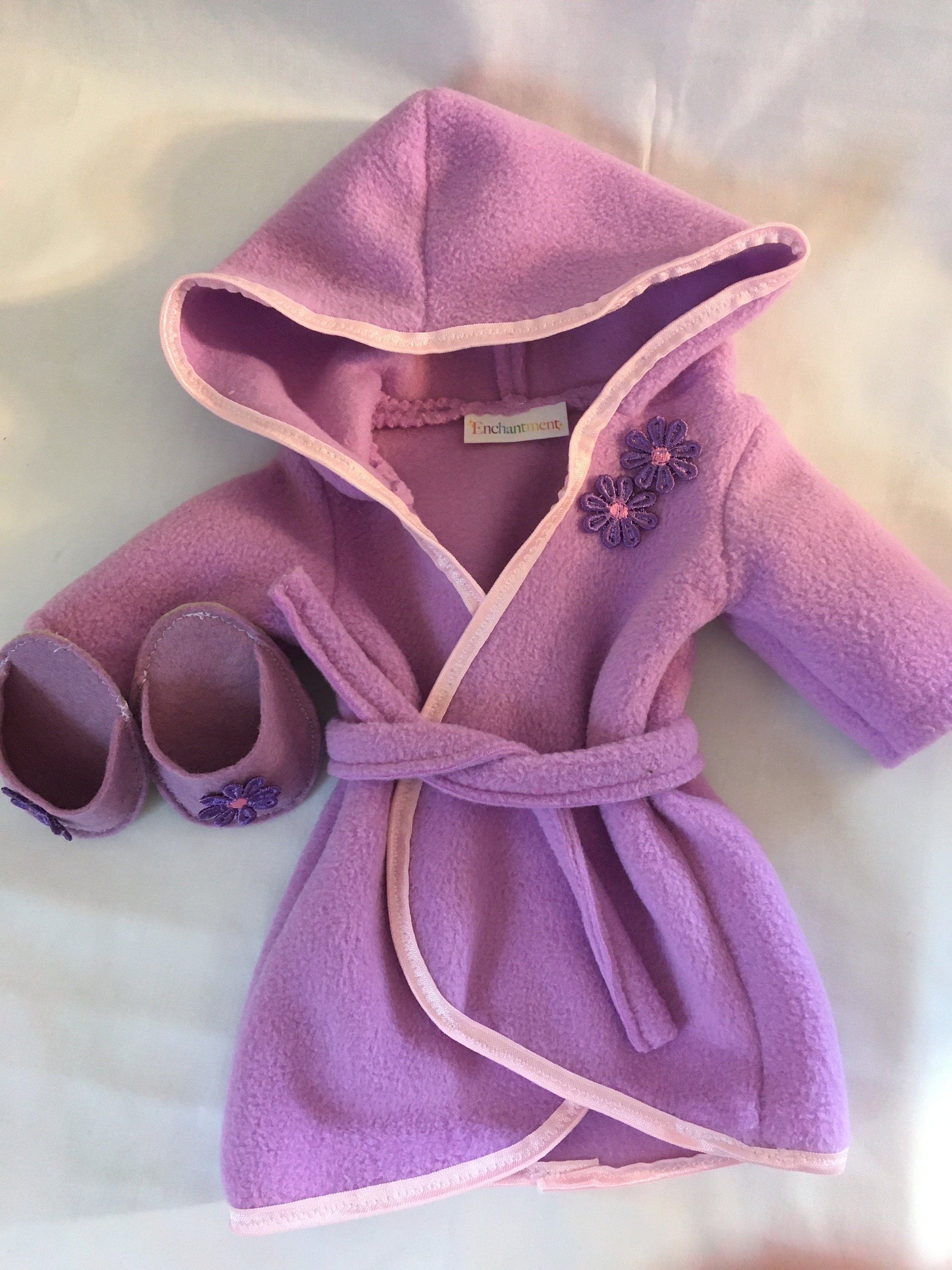 18 Doll Clothes Doll Bath Robe American Girl Doll Robe Etsy