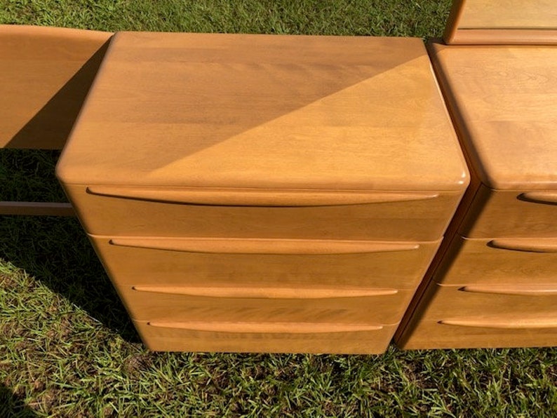 HEYWOOD WAKEFIELD ENCORE Bedroom Set Restored in Champagne Etsy