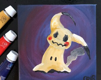 Original painting Pokemon (Mimiqui)
