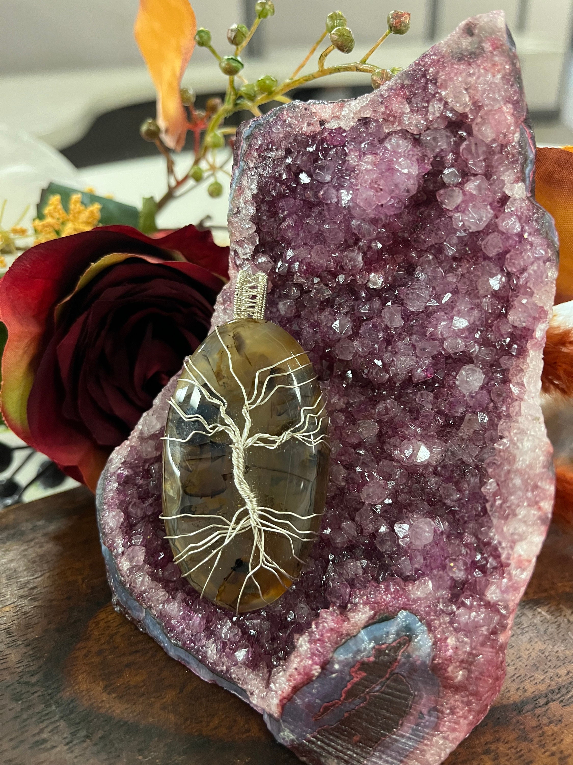 Agate Tree of Life - Etsy