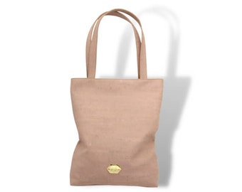 Shopper - Große Tasche in Rose Kork (Rosa)