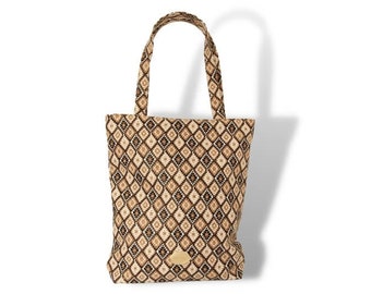 Shopper - Große Tasche in Geometric Kork