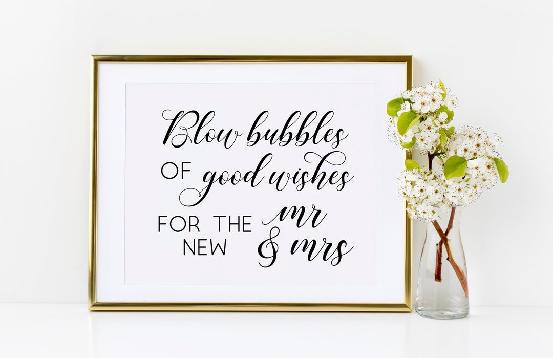 Printable 'blow Bubbles of Good Wishes' PNG/SVG Cutting File PDF ...