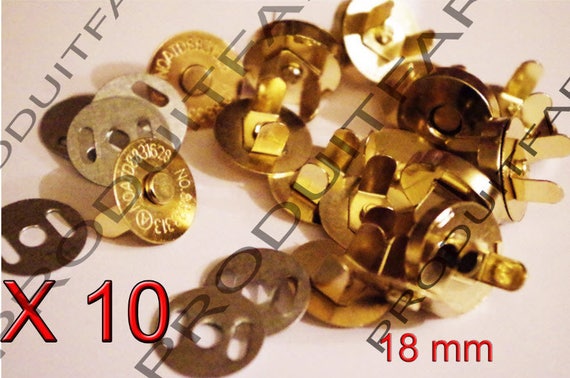 20 Sets Fermoir Magnétique Sac à main Snap Fermeture 14 mm à coudre bouton sac pression 20 Sets Fermoir Magnétique Sac à main Snap Fermeture 14 mm à coudre bouton sac pression
