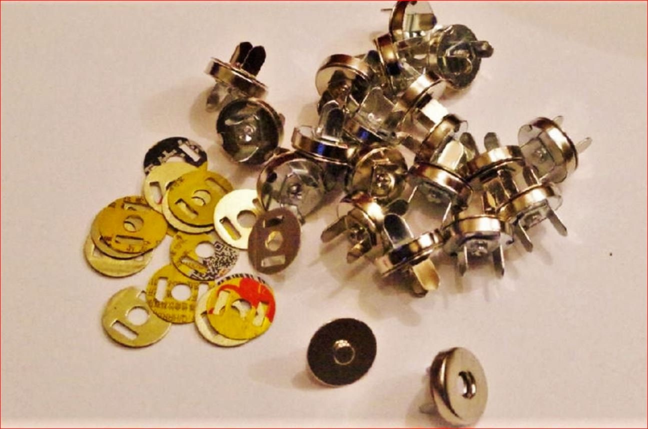 20 Sets Fermoir Magnétique Sac à main Snap Fermeture 14 mm à coudre bouton sac pression 20 Sets Fermoir Magnétique Sac à main Snap Fermeture 14 mm à coudre bouton sac pression