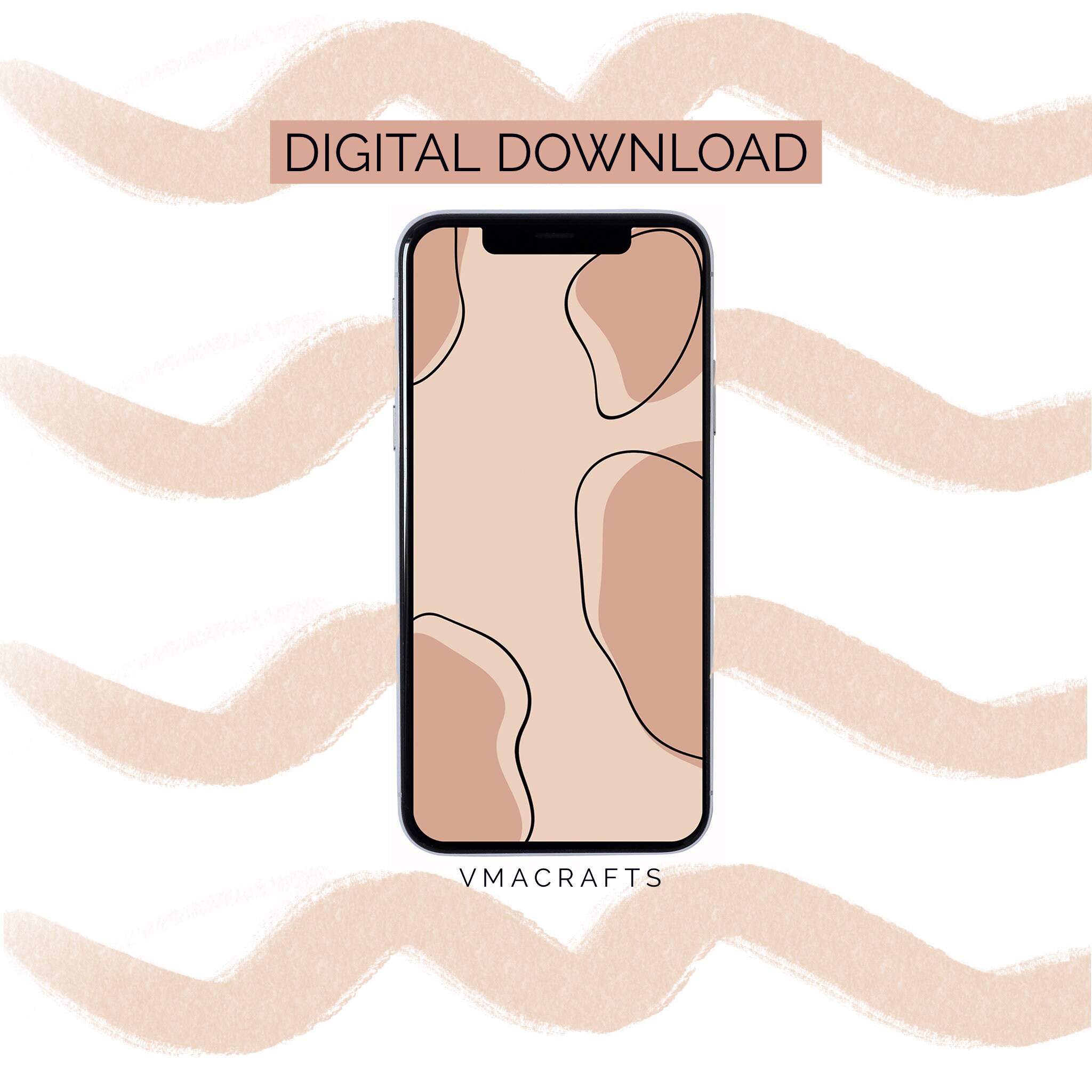 Spots | Abstract iPhone Wallpaper *INSTANT DOWNLOAD* - Etsy