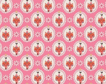 Patchwork cat pink vintage kitchen-Riley Blake fabric