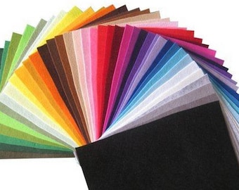 Felts, set of 40 20cmx30cm felts