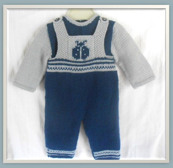 Salopette Bebe 3 Mois Et Pull Bebe Assorti Ensemble Bebe 3 Etsy