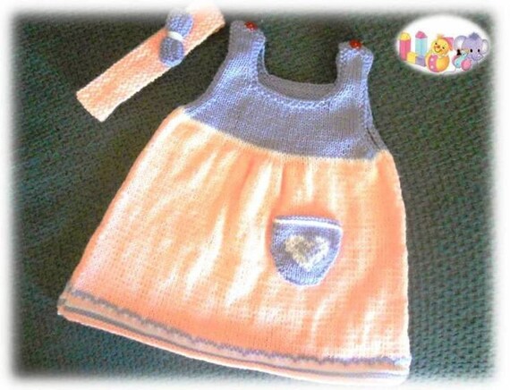 Robe Bebe 3 Mois Et Headband Assorti Ensemble Bebe Fille 3 Etsy France