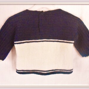 Brassiere Bebe 3 Mois Pull Bebe Style Marin Brassiere Tricotee Etsy