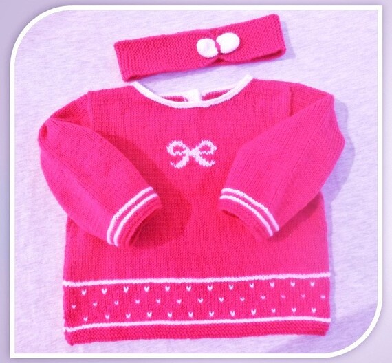 6 month baby sweater design