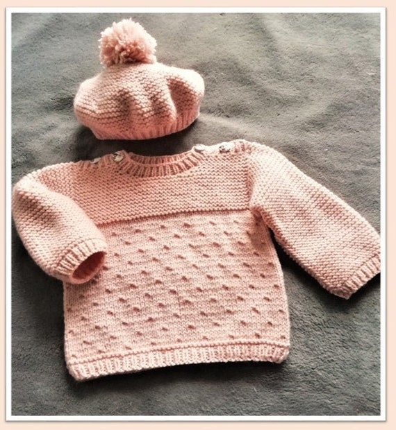 Brassiere Bebe 3 Mois Et Beret Rose Poudre Etsy Brassiere Bebe 3 Mois Et Beret Rose Poudre Etsy