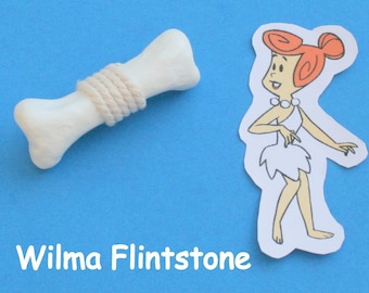 Broche os inspirée de Wilma Flintstone (The Flintstones) William Hanna & Joseph Barbera