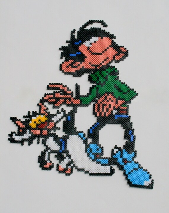 Decoration Gaston Lagaffe His Little Cat Andre Franquin Etsy Decoration Gaston Lagaffe His Little Cat Andre Franquin Etsy