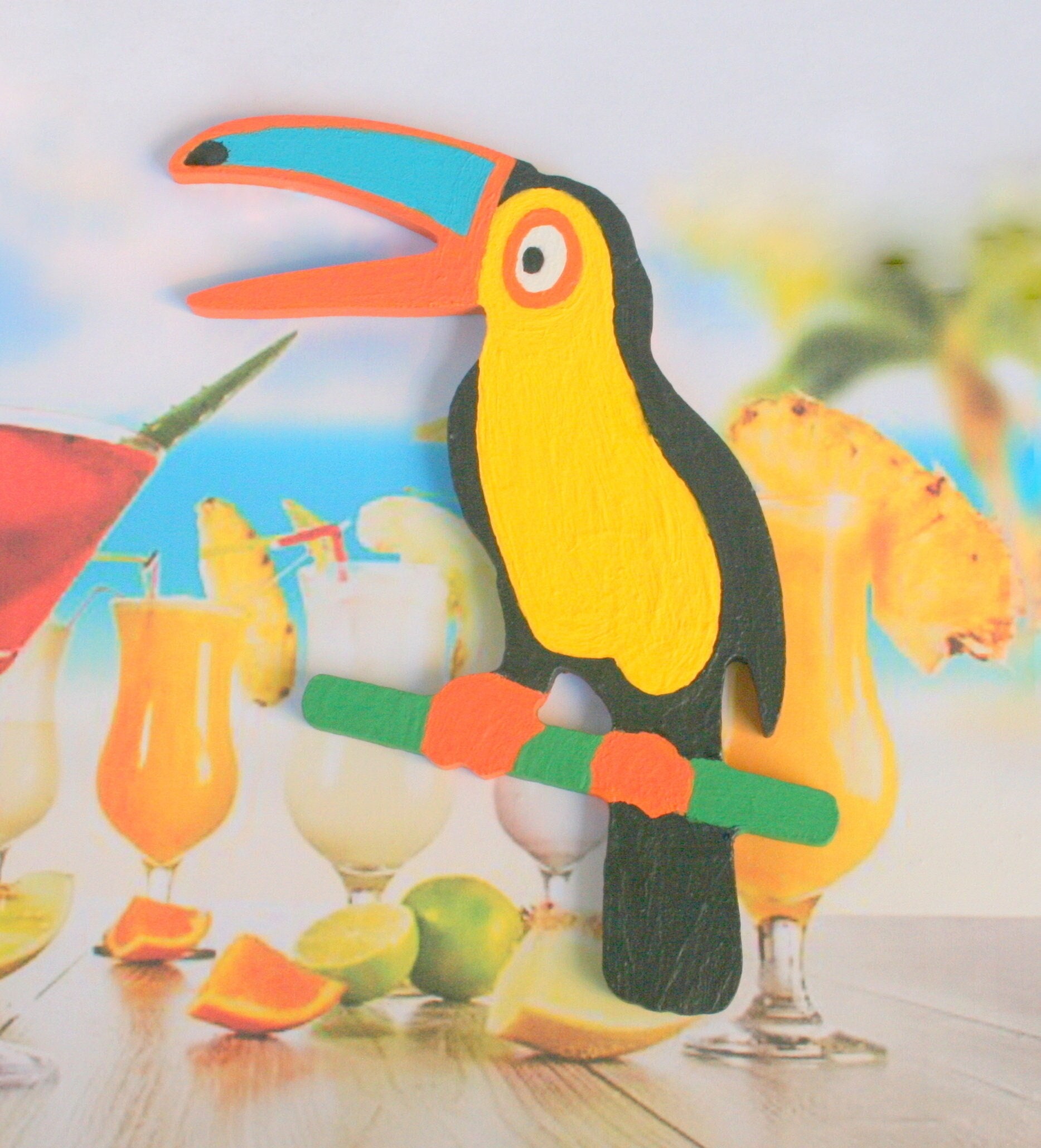 Décoration Toucan en Bois