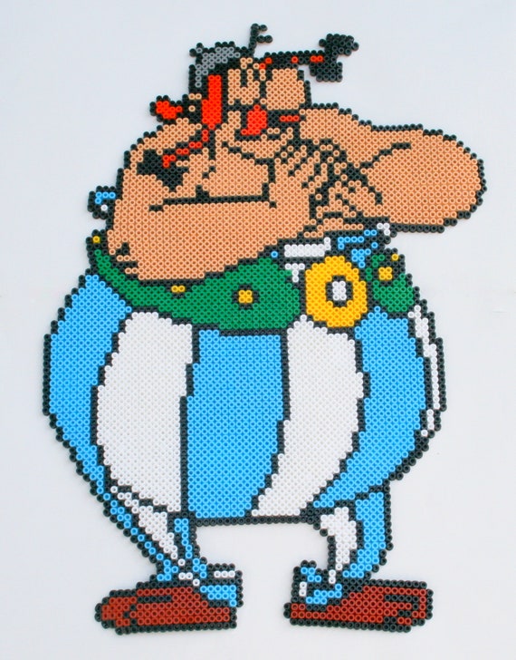 Obelix Decoration A Uderzo R Goscinny In Hama Pearls Etsy Obelix Decoration A Uderzo R Goscinny In Hama Pearls Etsy