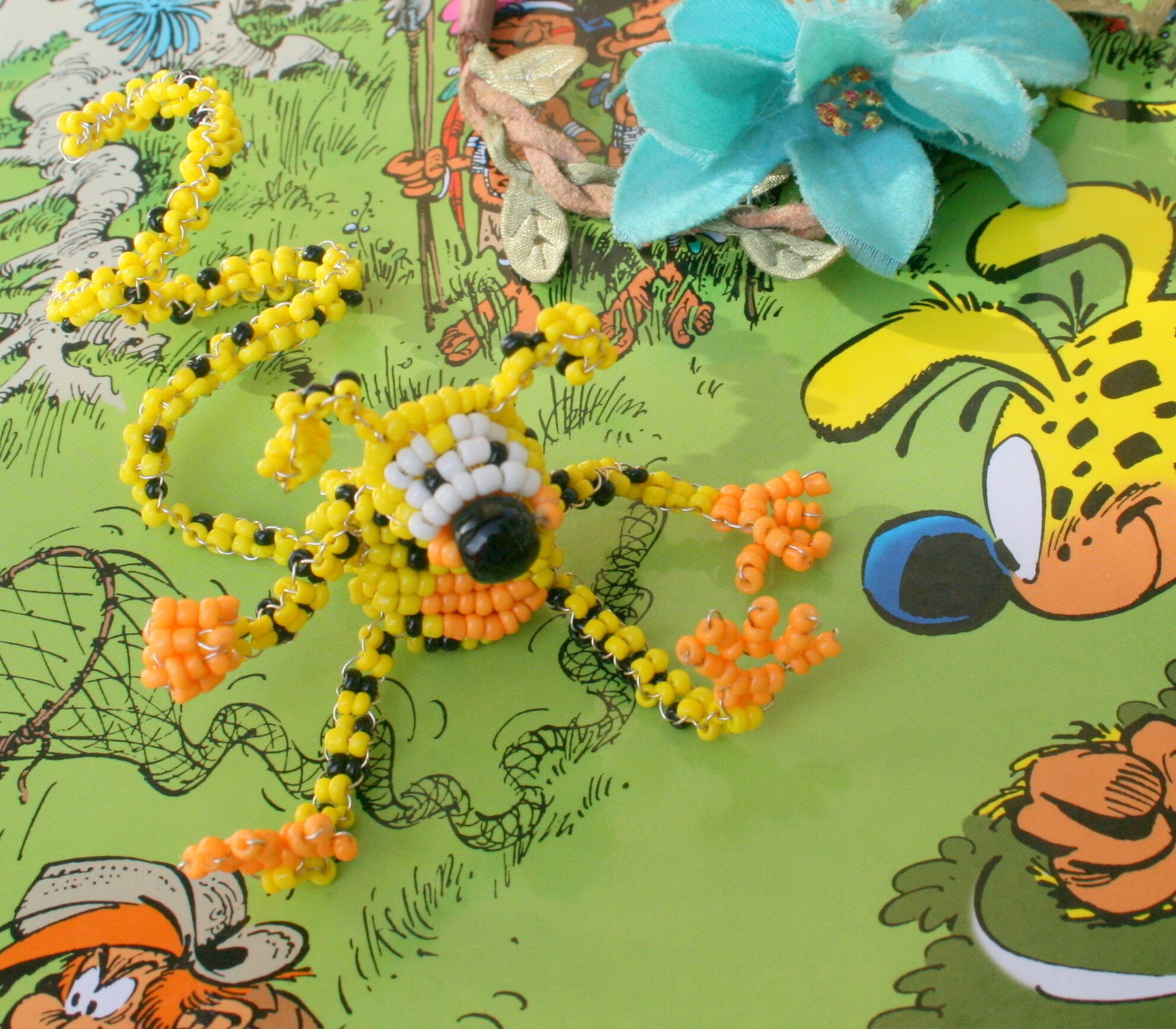 Animaux en Perles Marsupilami | André Franquin de Rocaille