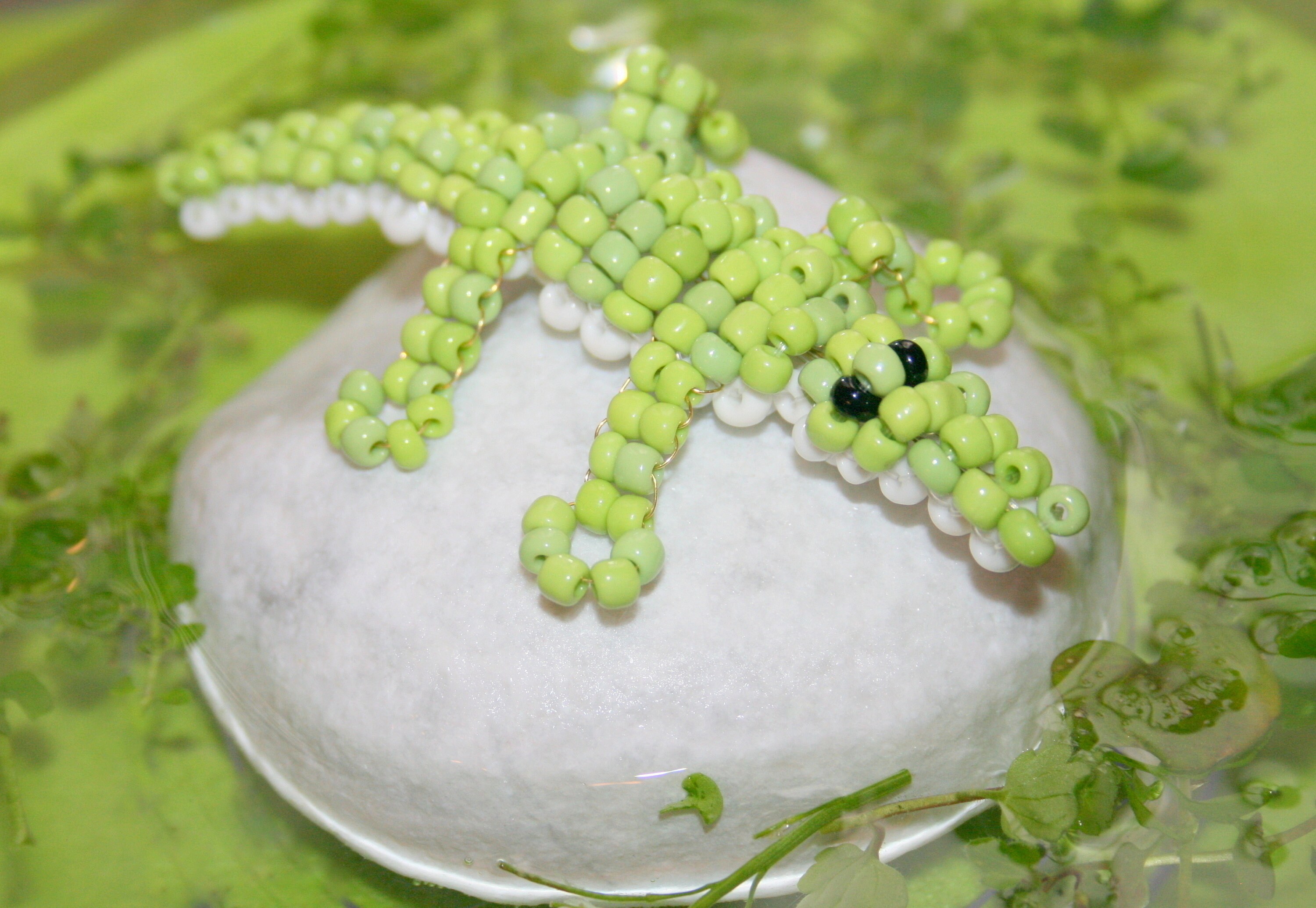 Animaux en Perles Crocodile de Rocaille