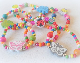 Children's/girl's elastic pearl bracelet
