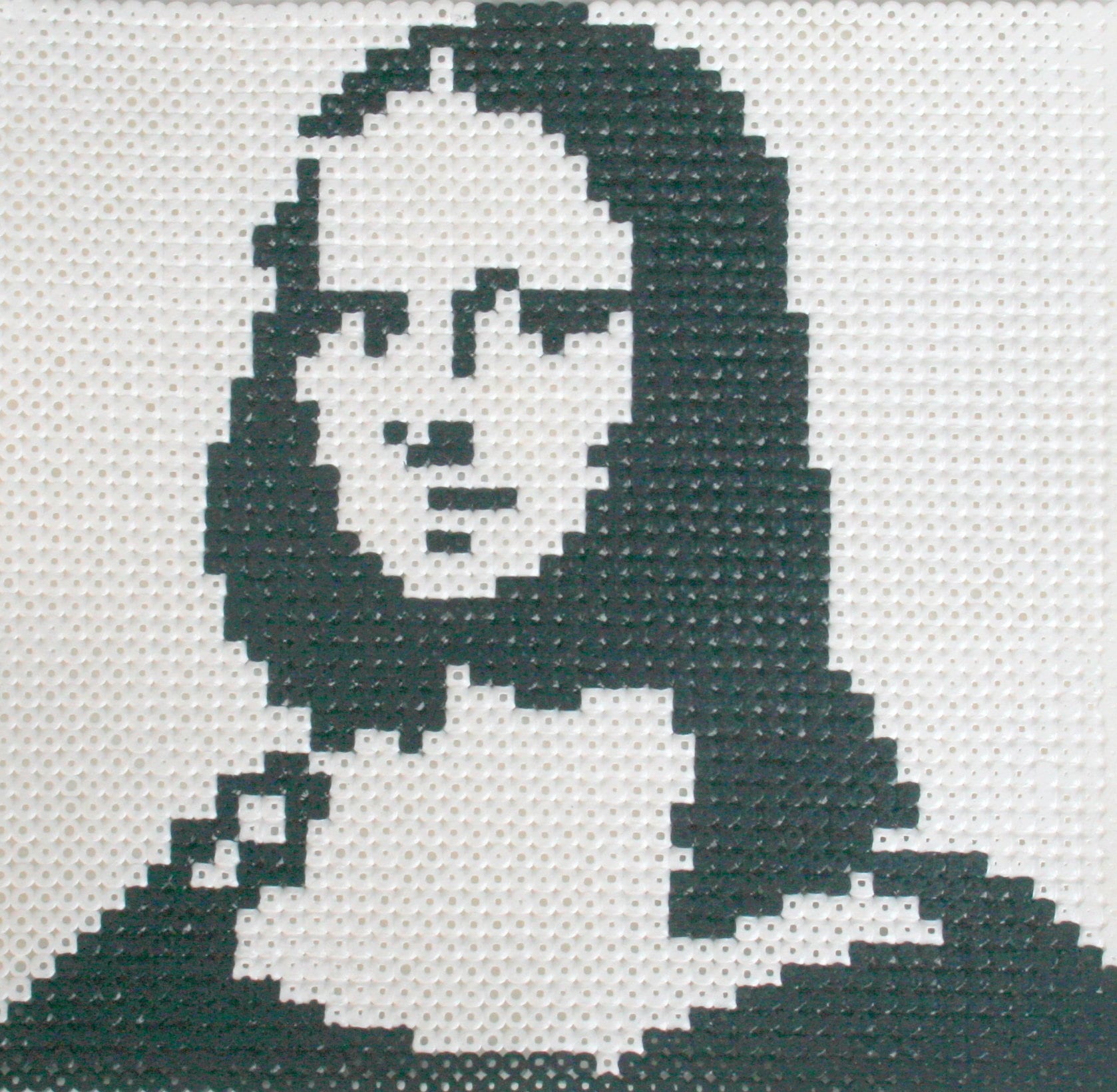 Décoration La Joconde, ou Portrait de Mona Lisa, tableau de l'artiste Léonard de Vinci, réalisée