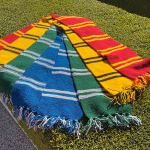 Handmade Woollen Wizard House Scarves