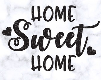 Home Sweet Home Svg File, Home Decor Svg, Sign Svg