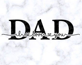 Free Free 176 Dad I Love You Three Thousand Svg SVG PNG EPS DXF File