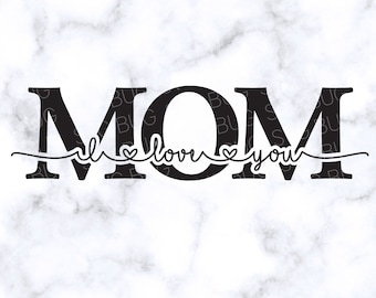 I Love Glitter Font Etsy