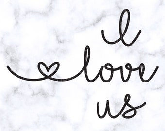 I Love Us Svg Etsy