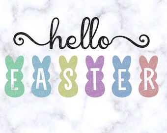 Hallo Paas Svg Bestand, Paashaas Svg, Paasbord Svg, Paasshirt svg, Lente Svg Bestand, Paasknip bestand voor Cricut en Silhouet