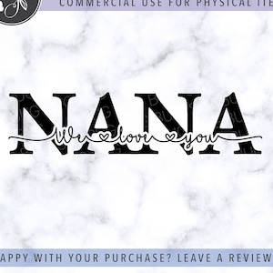 Free Free 208 Love Nana Svg SVG PNG EPS DXF File