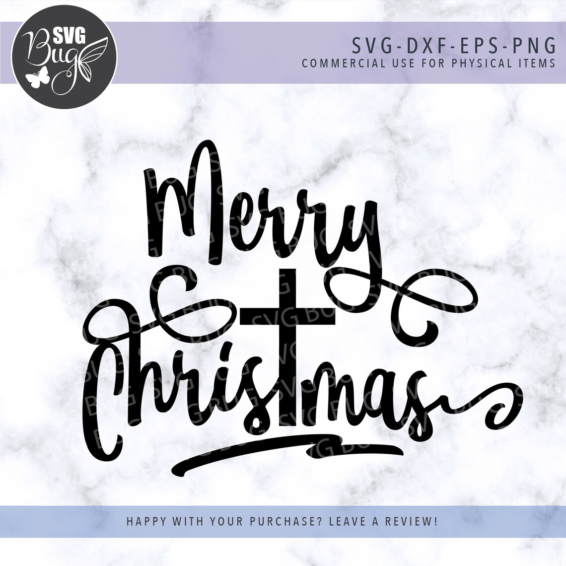 Merry Christmas Svg File Christian Svg File Cross Svg File  Etsy
