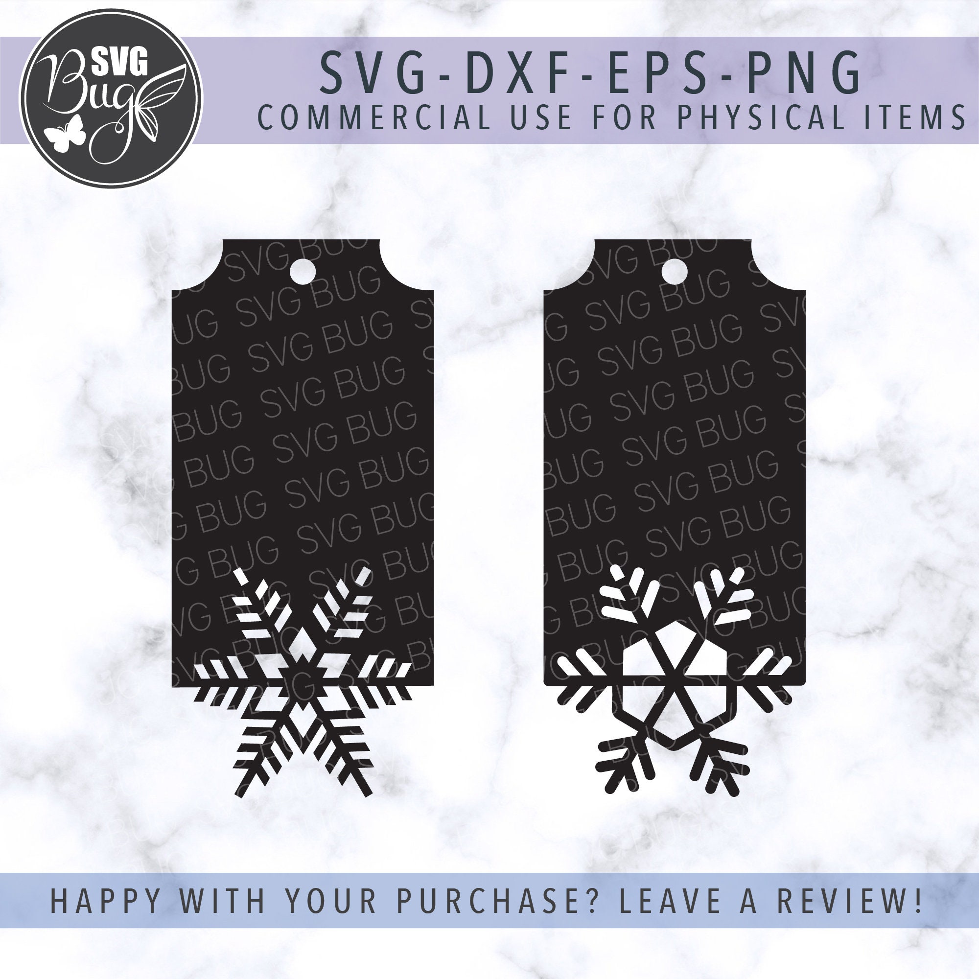 Snowflake Gift Tags SVG Bundle Gift Tags SVG Decorative Gift Etsy