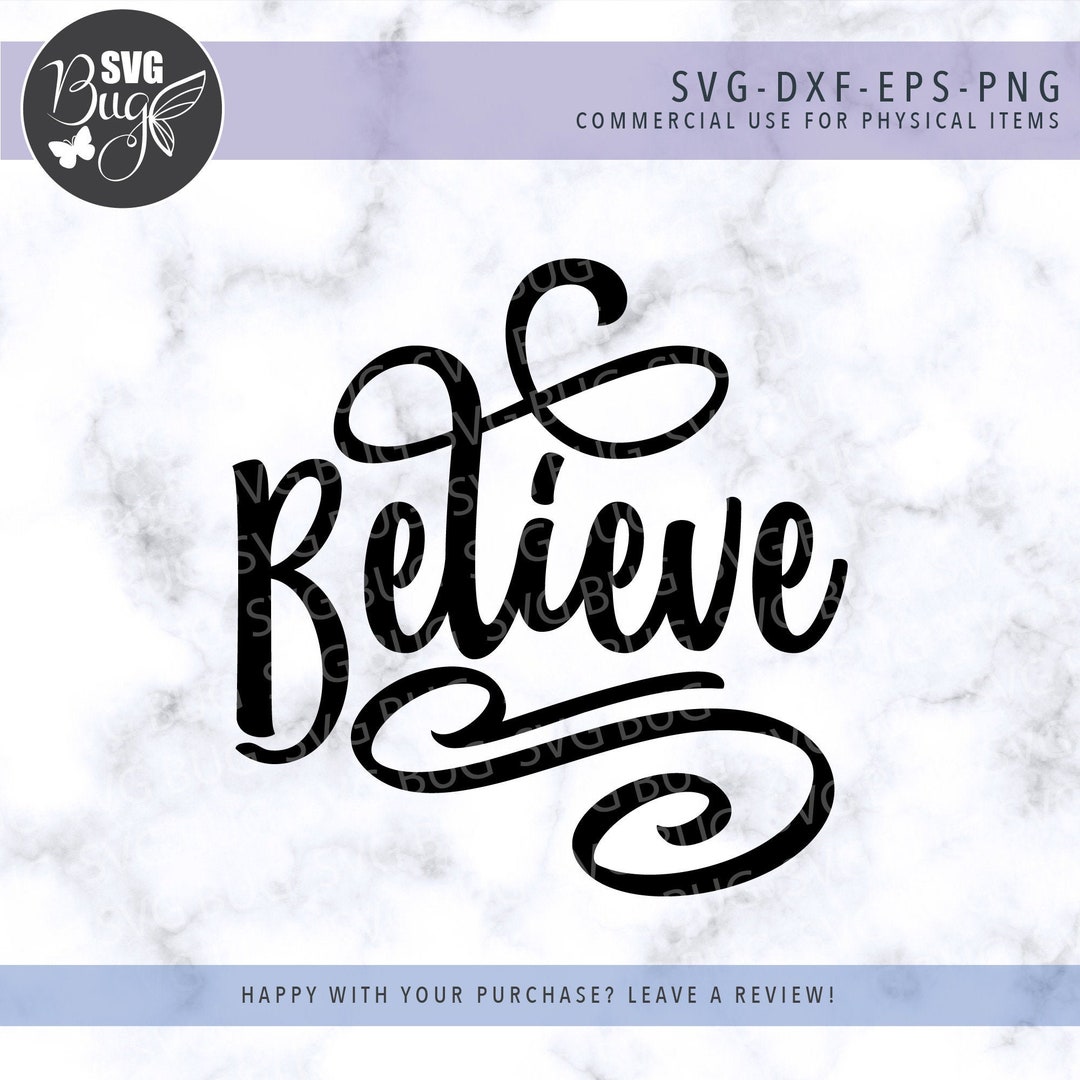 Geloof Svg, Kerst Svg, Vakantie Svg Etsy Nederland