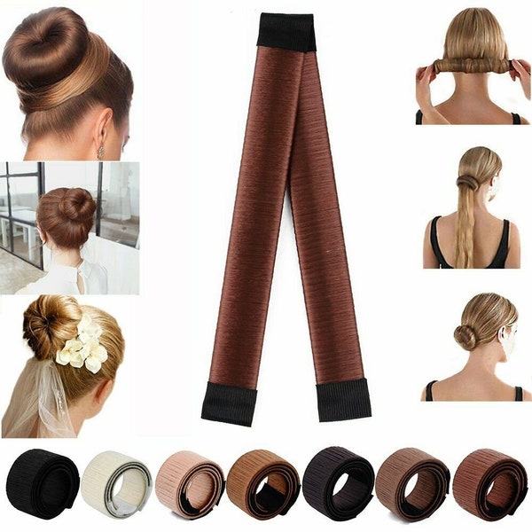 Hair Styling Donut Hair Bun Maker Natural Women Bun Fashion Hair Accessories UK