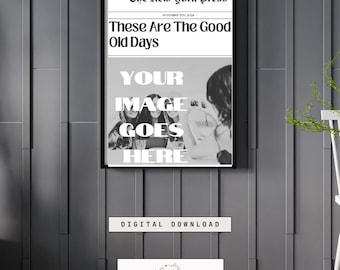 Newspaper Wall Art | New York Wall Art | Trendy Wall Art