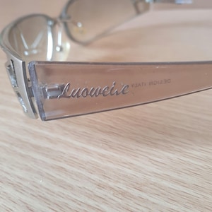 LUOWEITE サングラス ヴィンテージサングラス グレーレンズ ミラーサングラス イタリアデザインサングラス イタリア製 オリジナル 美しい 希少