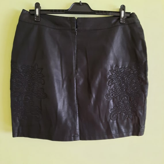Faux leather skirt size 14 sale