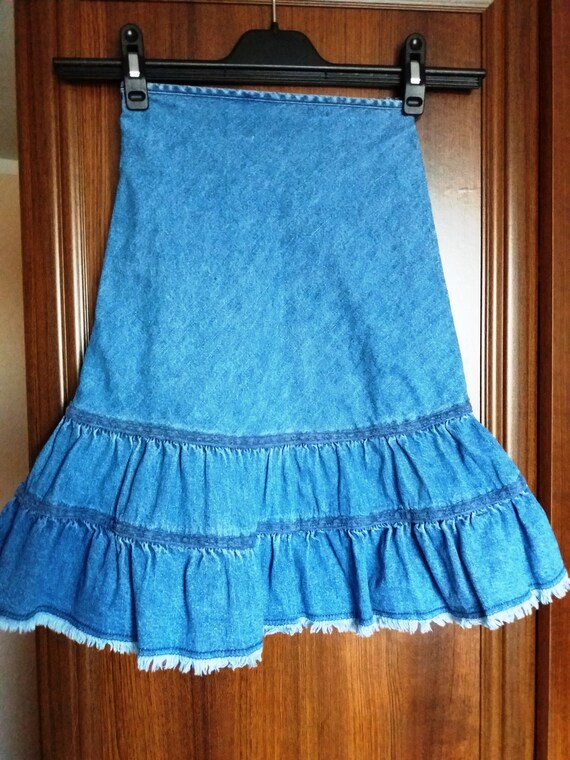 jean skirt for baby girl