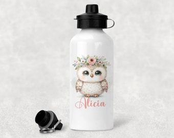 600 ml personalisierte „Eulen“-FLASCHE