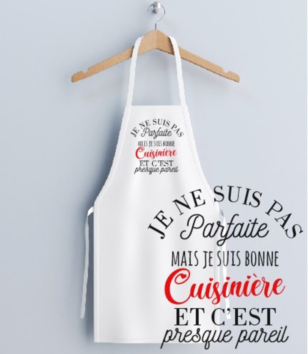 Mijncadeautje - Tablier Cuisine- Et Barbecue - Je Cuisine Un Peu Bizarrement Mais