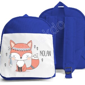 SAC A DOS ENFANT "renard tribal" personnalisé