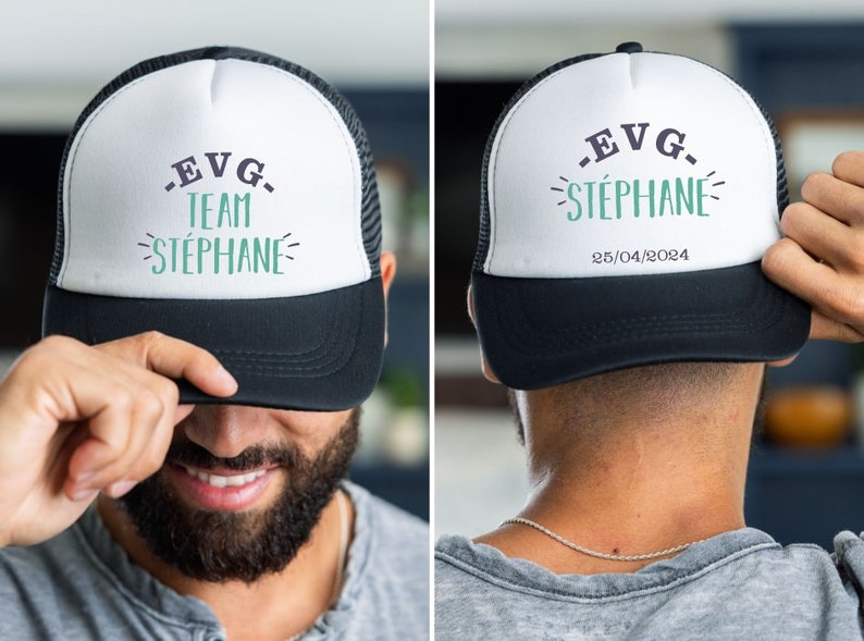 Casquette personnalisée pour Enterrement de Vie de Garçon EVG image 1